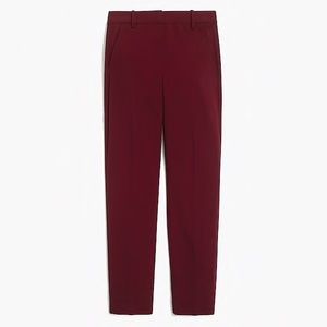 Jcrew Factory Slim cropped Ruby pant stretch twill